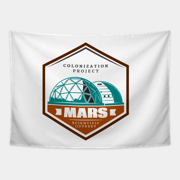 occupy mars Tapestry by Vine Time T shirts