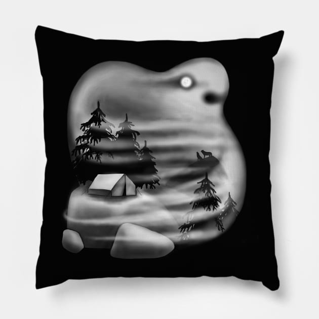 Ghost Pillow by ewdondoxja