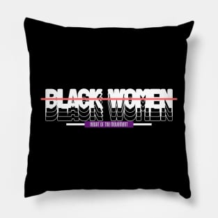 Black Women Rights Equality Activism Activist Protest End Racism Pillow