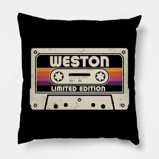 Weston Name Limited Edition Pillow