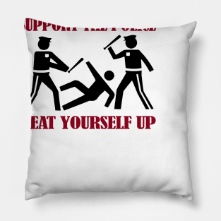 Support the Police Pillow