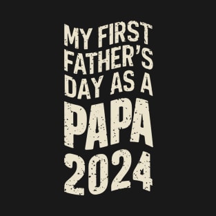 First Time Dad Est 2024 T-Shirt