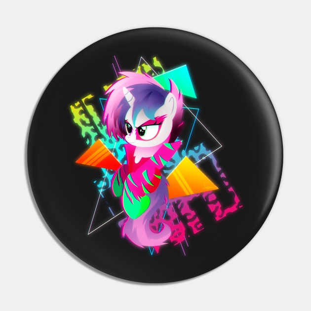 Synthwave Sweetie Belle Pin by Ilona's Store