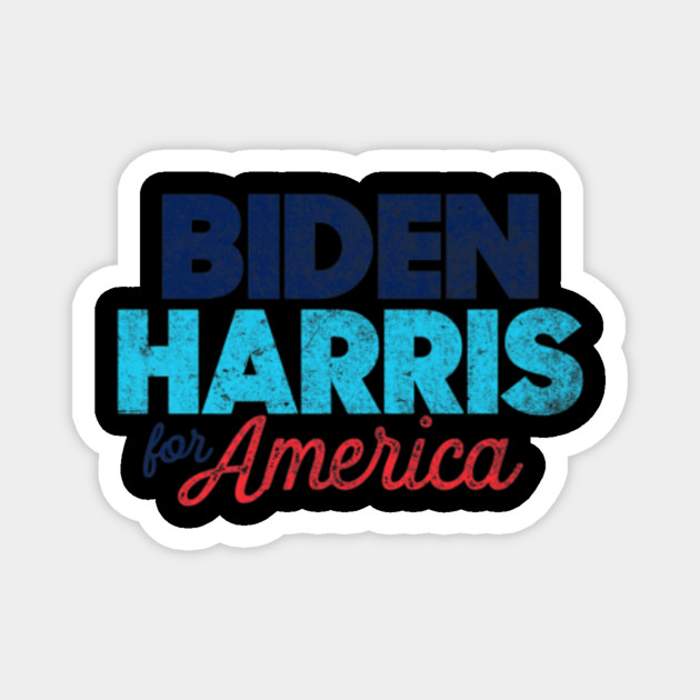 Joe Biden Kamala Harris 2020 Vintage Look Campaign Logo Biden Harris 2020 Magnet Teepublic