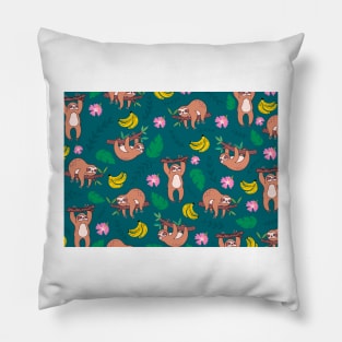 SLOTHS & BANANAS Pillow