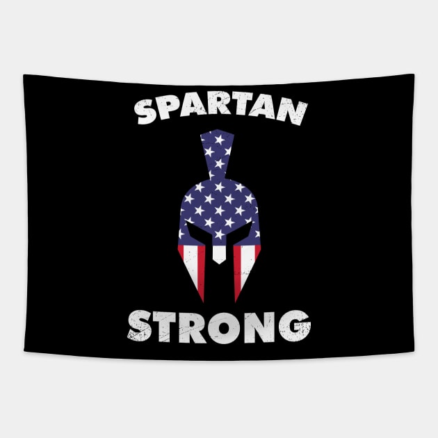 Spartan Strong Tapestry by Dadi Djims