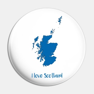 I love Scotland Pin