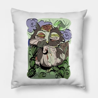 Owl old story Pillow