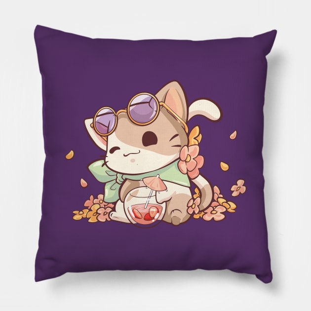 Spring Florals Pillow by Bobblejot