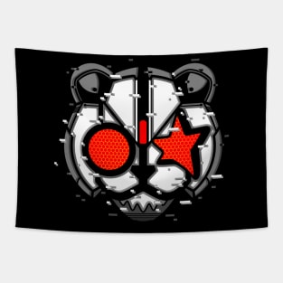 panda head Tapestry