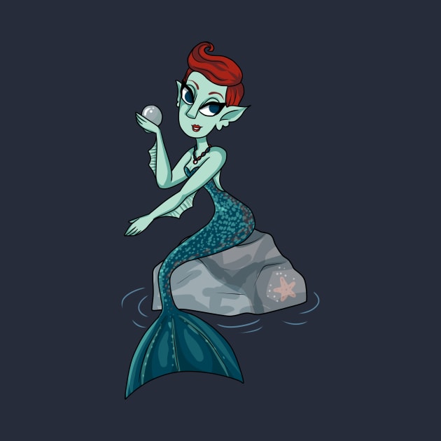 Mermaid Lagoon - Sea Monster Siren by katidoodlesmuch