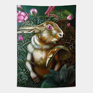 Water Rabbit Tapestry