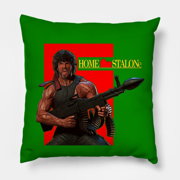 home stallone Pillow by arxitrav