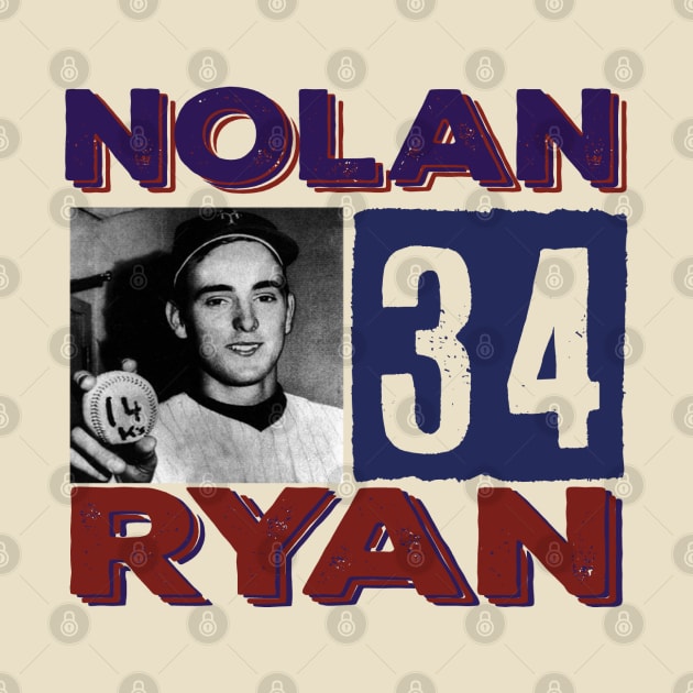 Vintage Young Nolan Ryan by MManoban