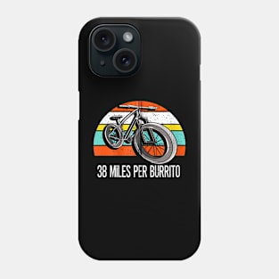 Bicycle Day Sunset Design Mountain Bike Cycling Phone Case