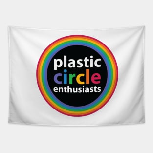 Disc Golf Plastic Circle Enthusiasts Tapestry