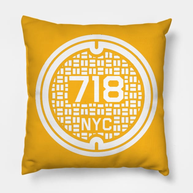 718 NYC Pillow by PopCultureShirts
