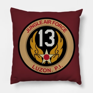 WW2 Jungle Air Force - 13th Air Force Pillow