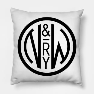 Vintage Norfolk and Western Railway Pillow