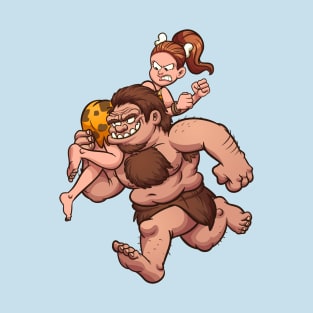 caveman kidnapping T-Shirt