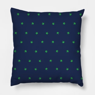 Tiny Pot Leaves Pattern Pillow