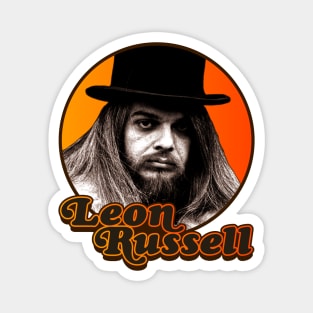 Leon Russell ))(( Retro Country Folk Legend Magnet