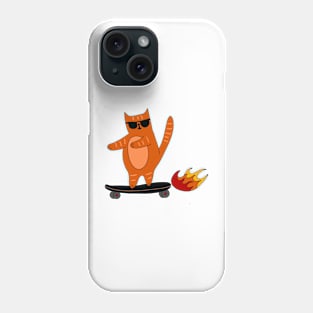 Skater Cat Phone Case