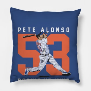 Pete Alonso Rookie Home Run King Pillow