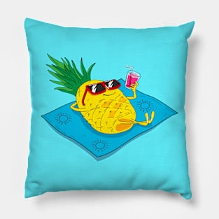 Pineapple on the beach Pillow