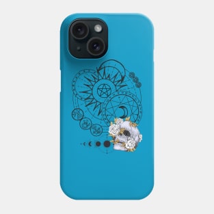 The Skull and the Moon, Sacred Geometry Festival Phone Case