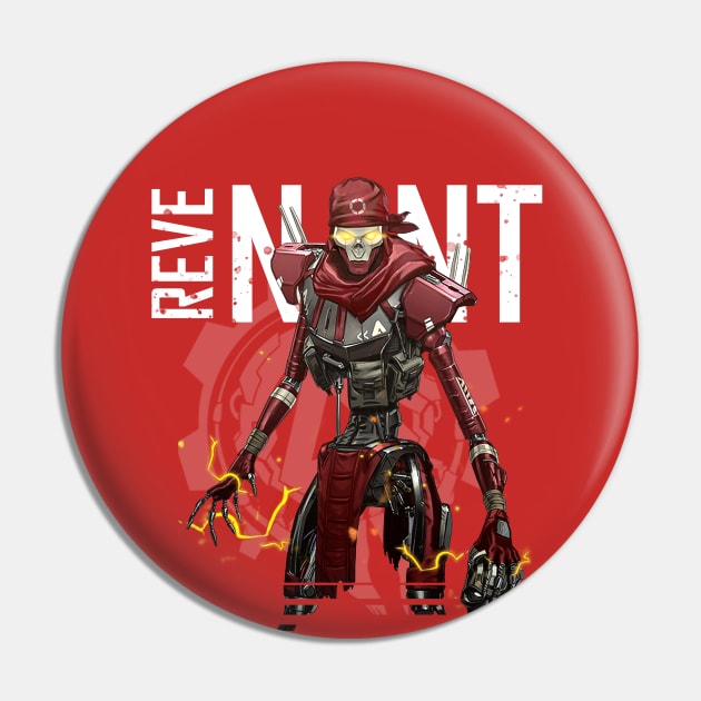 Apex Legends - Revenant Middle T-Shirt Pin by trino21