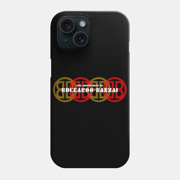 Buckaroo Banzai - Interlocking Logos Phone Case by BigOrangeShirtShop