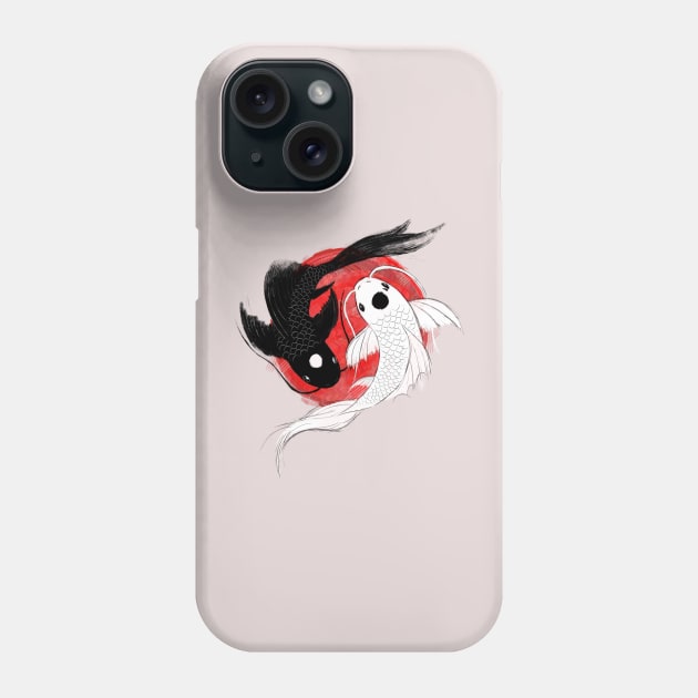 Koi Phone Case by RubyArt