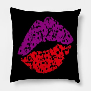 Colorful Lips Pillow