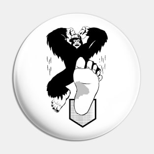 BIgfoot Baseball Player Pin