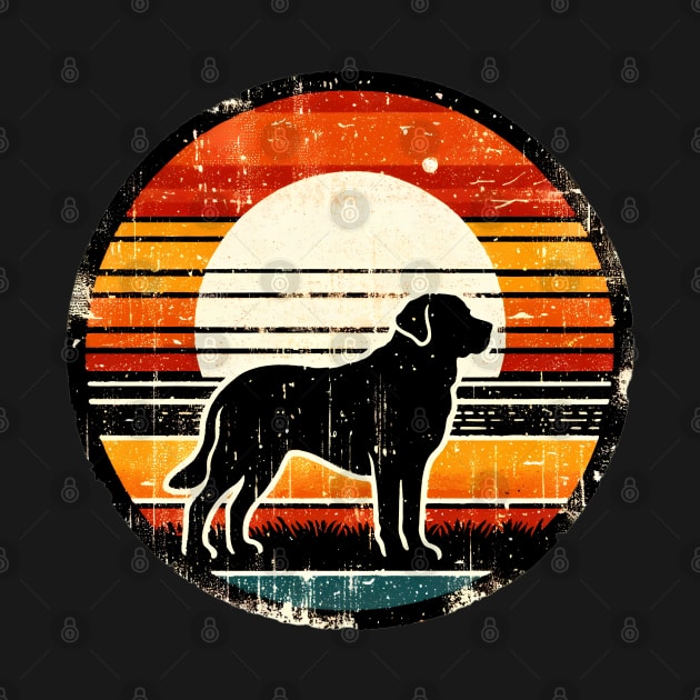Labrador Retriever Dog Vintage Sunset Lab Lover by Cuteness Klub