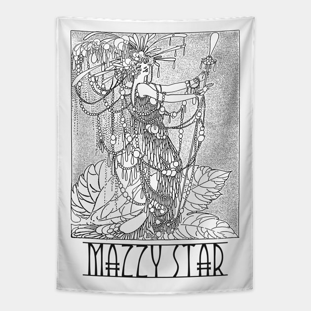 Mazzy Star // Vintage Styled Fan Art Tribute Tapestry by CultOfRomance