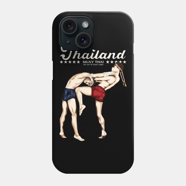 Thailand Muay Thai Phone Case by KewaleeTee