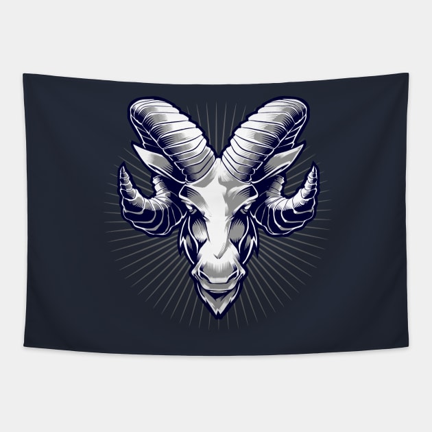 Ram Tapestry by Styleuniversal