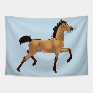 Spirit Stallion of the Cimarron Foal and Icicle Tapestry