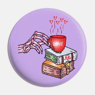 read love books and drink coffee Pin