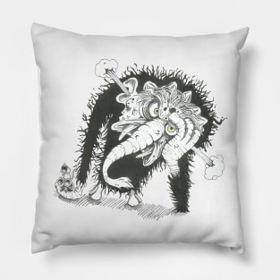 Hairy Monster Pillow
