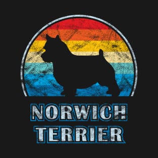 Norwich Terrier Vintage Design Dog T-Shirt