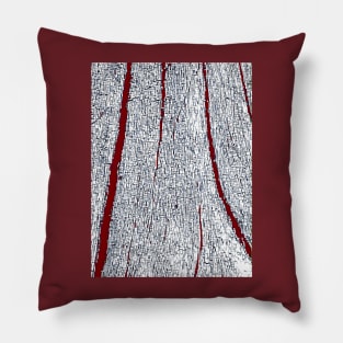 Maroon streak Pillow