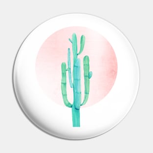 Rose Gold Cactus Sunshine Pin