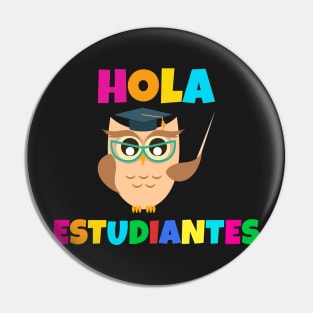 Hola Estudiantes Pin