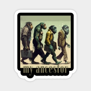 My Ancestor Monkey Magnet