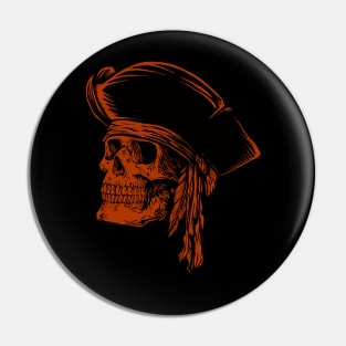 Skull pirate Pin