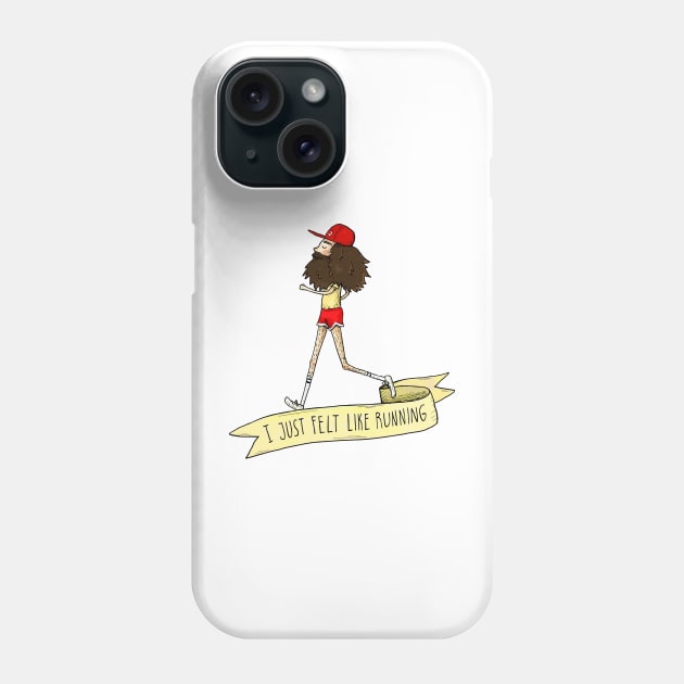 Forrest Gump - I just felt like running Phone Case by Virhayune