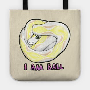 I Am Ball Pastel Python Tote